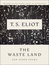 Cover image for The Waste Land and Other Poems